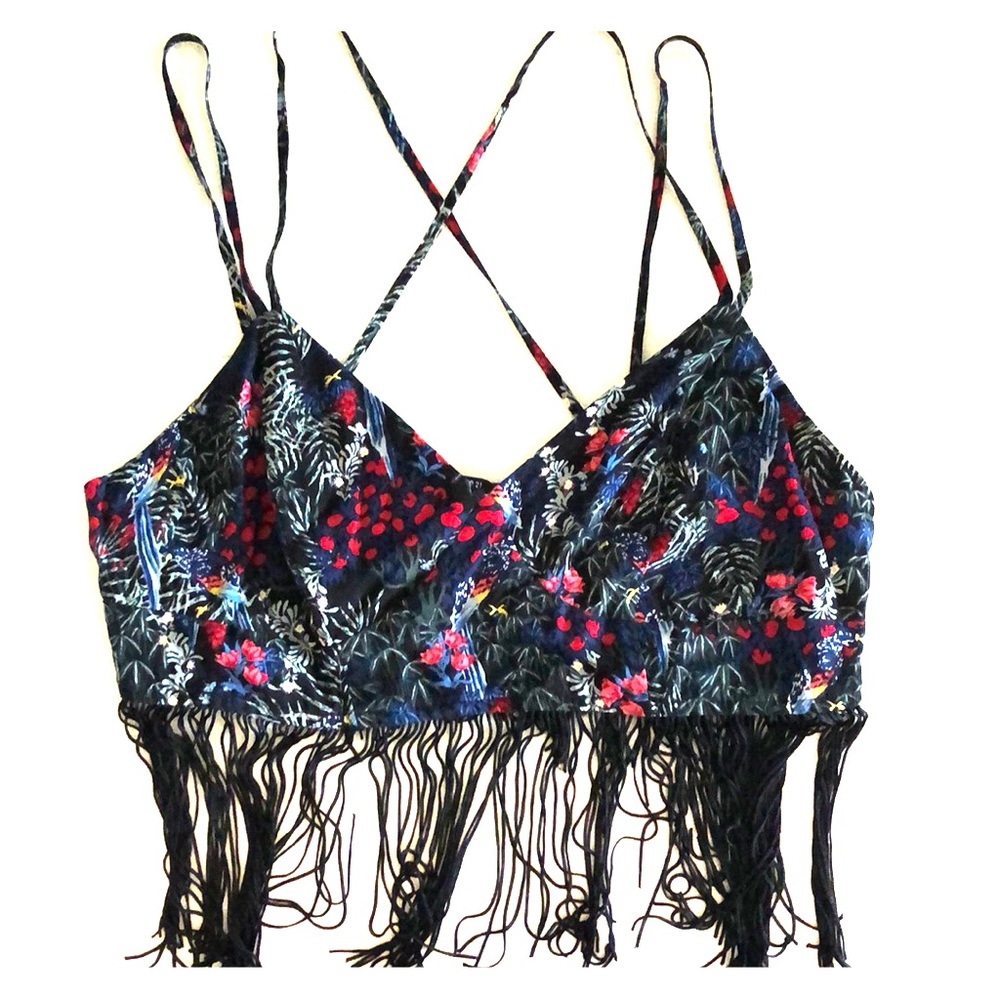 Floral crop top